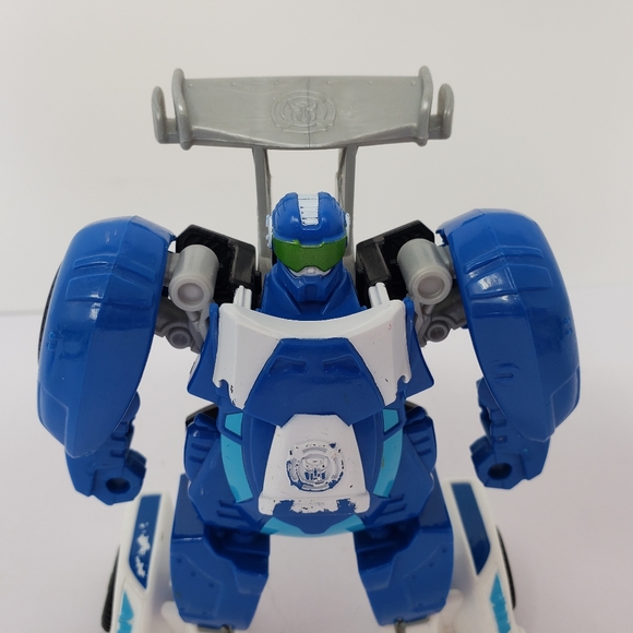 Transformers Rescue Bots Blue White Robot Toy Figure - Picture 8 of 16